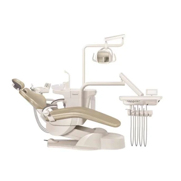 Новинка 2022, экономичные оптовые поставки, Китай, портативная протезонтическая кожа, светодиодное стоматологическое кресло, алюминиевая рамка