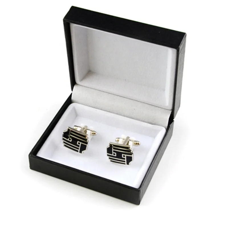 Good Price Portable Men Display Gift Packaging Cufflink Box