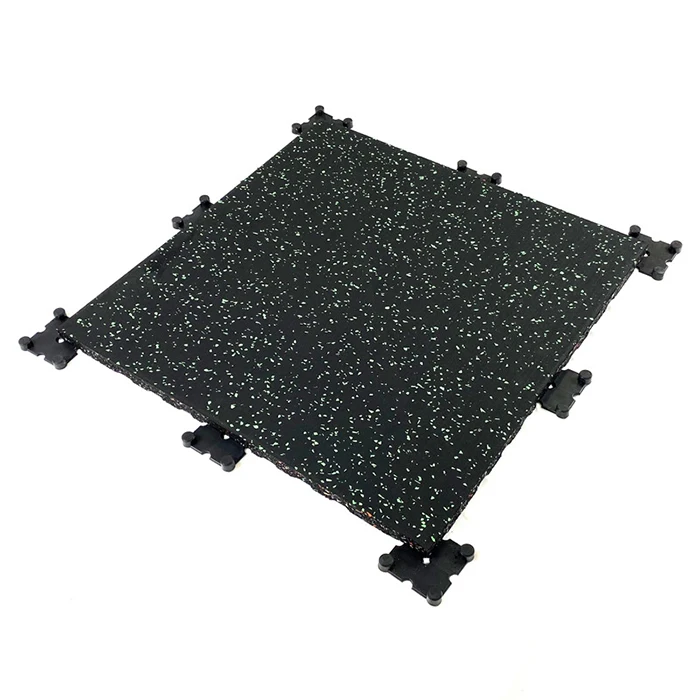 Eco-friendly Customized 10-50mm Epdm Heavy Duty Clipped High Density Non Toxic Tile Rolls Gym Rubber Flooring Mat For Sale