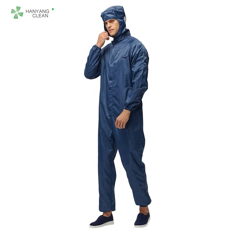 Clean room Unisex garments esd anti-static jumpsuit antistatic working clothes