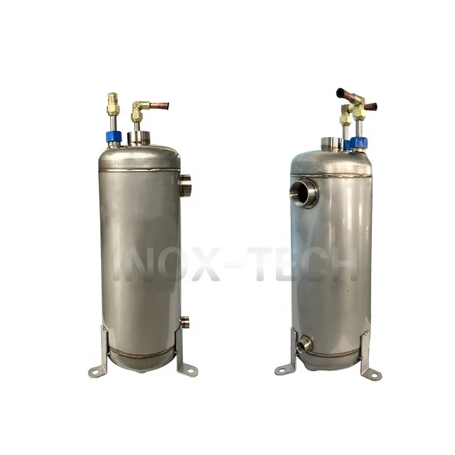 Customized OEM stainless steel shell and titanium tube condenser for swimming pool heating and cooling