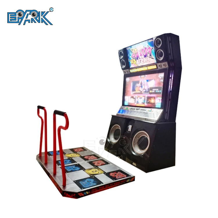 Indoor Amusement Game Center Dance Dance Revolution Music Equipment For 2 Player