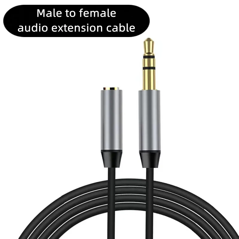 Jack 3.5mm Audio Extension Cable Wire Gold-Plated Aux Cord AUX Cable AUX 3.5 mm Car 3.5mm Audio Cable