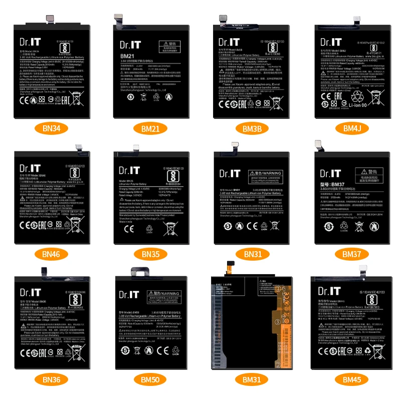 
Dr IT Cell Phone Batteries 100% Brand New Custom China Mobile Phone Battery For Redmi K30pro Battery BM4Q 