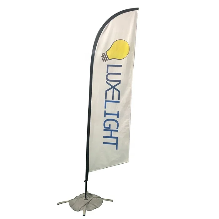Customized Outdoor Advertising Flag Promotional Flying Beach Flag Banners
