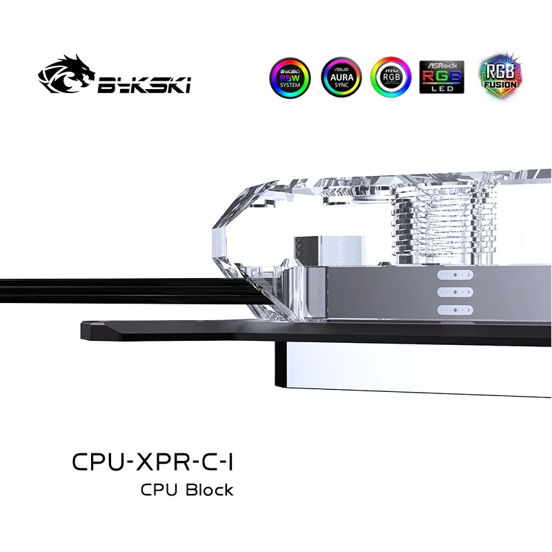 Bykski CPU Water Block For INTEL LGA115X 2011 /AMD AM4 AM3 Ryzen 3/5/7 X470 X570,CPU Water Cooling Cooler 5V/12V CPU-XPR-C-I/M