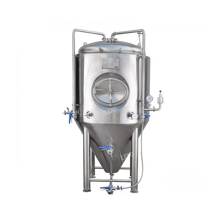 Stainless Steel 500l 1000l 2000l Heating Wine Fermenter Tank Brewery Beer Fermentation Tank