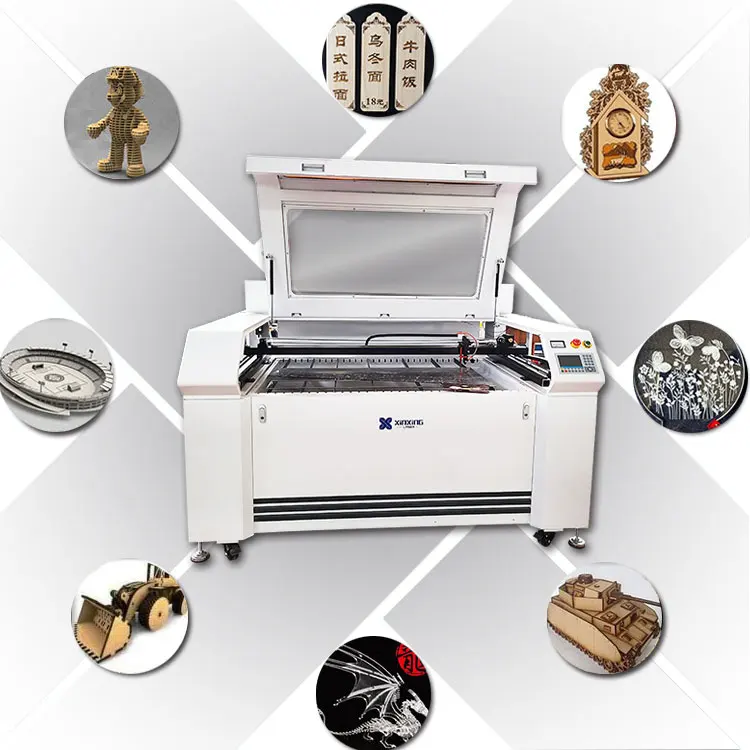 Co2 1610 Metal&Non Matel Cutting Laser Machine + 1610 Mixer + Lifting Table Laser Cutting Machine 1610