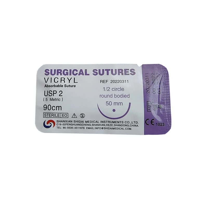 Medical Absorbable Suture Sterile Surgical Vicryl Ethicon Suture