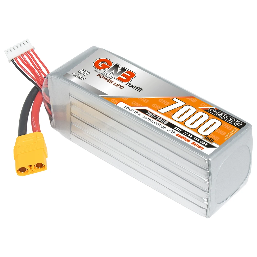 GNB GAONENG LiHV 7000 мАч 6S 22 8 V 70C 140C XT90 RC LiPo Аккумулятор автомобильный Дрон для самолета Мультикоптер лодка