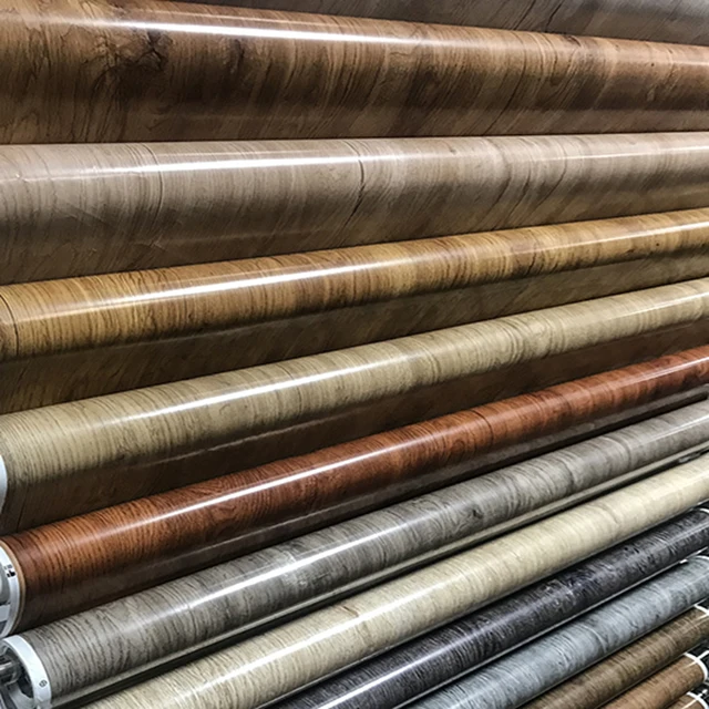 Hot design PVC decor film for SPC PVC WPC LVT flooring wooden grain stone carpet pattern