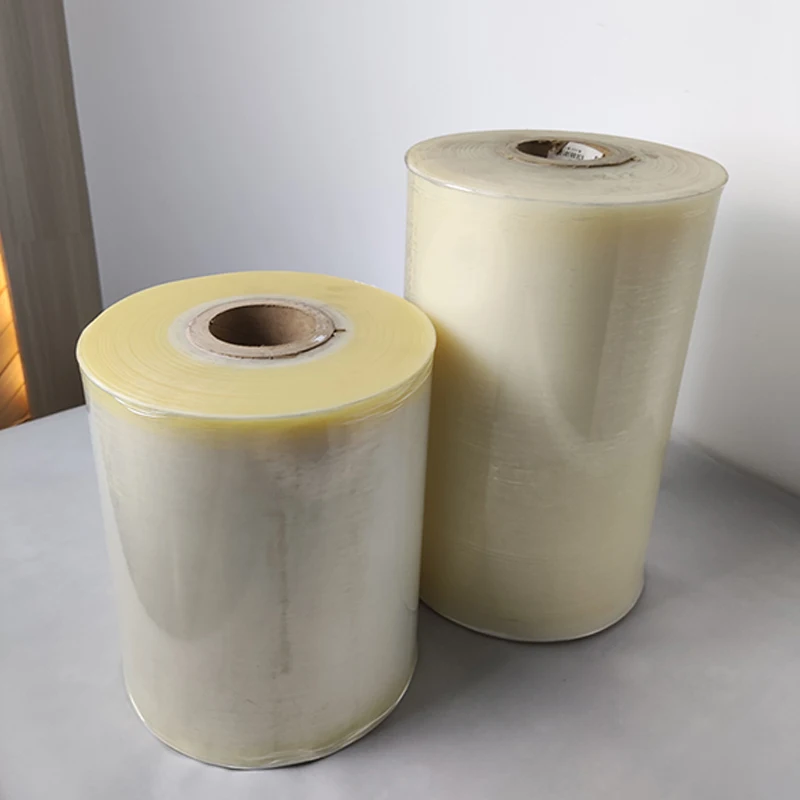 transparent plastic film cover for pp tray with raw food or meat or fish use for machine