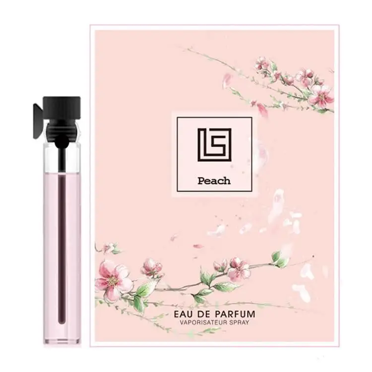 Card Perfume Sample 2ml Test Tube Mini Perfume Long Lasting For Men And Women