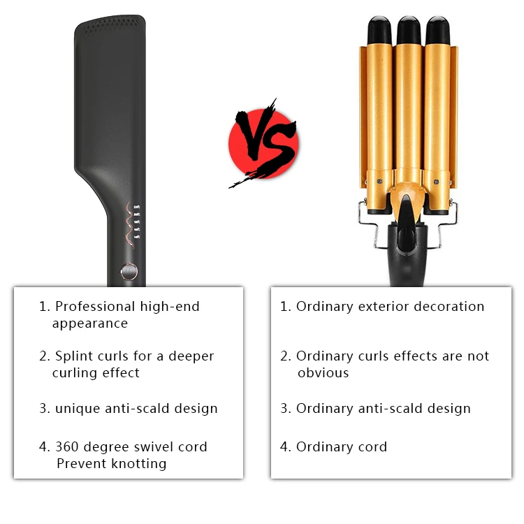 Вращающаяся машинка для завивки волос Rizadora De Cabello, японская многофункциональная машинка для создания волн с 3 бочонками для вьющихся волос