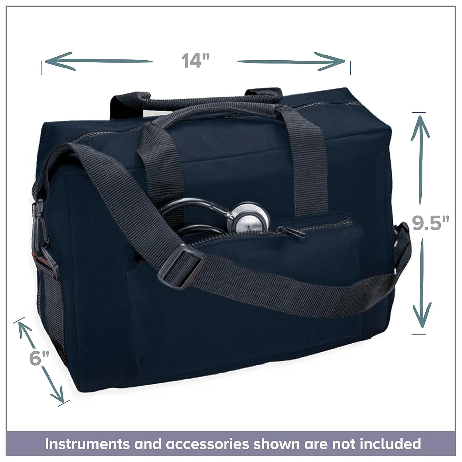 Nylon Nurse/Physician Medical Equipment Instrument Bag Portable Travel Doctor Medical Bag