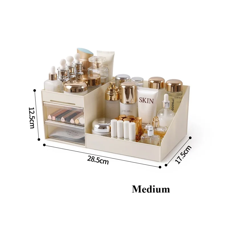 Onsin  Multi Function Home cosmetic beauty makeup organizer desk organiser house hold products Plastic Desktop Storage Box