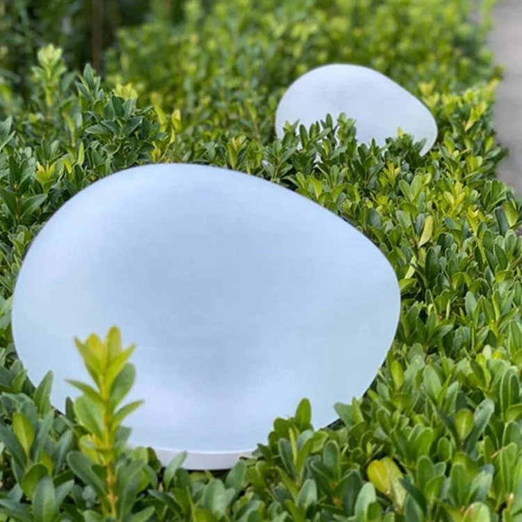 Stone Garden Ornament Solar Ground Light Led Rock Solar Stone Light Decorative Glass Outdoor Waterproof 50 Stone Landscape Ip44