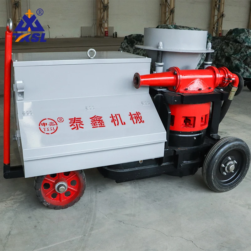 Spraying Gunite Gunning Dry Mix Refractory Concrete Shotcrete Machine