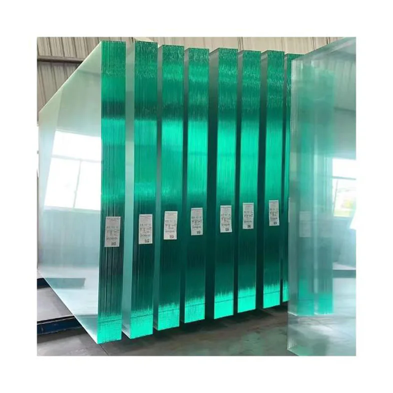 The customized tempered  laminated   clear glass factory is located in Shahe glass industry city, Hebei, China