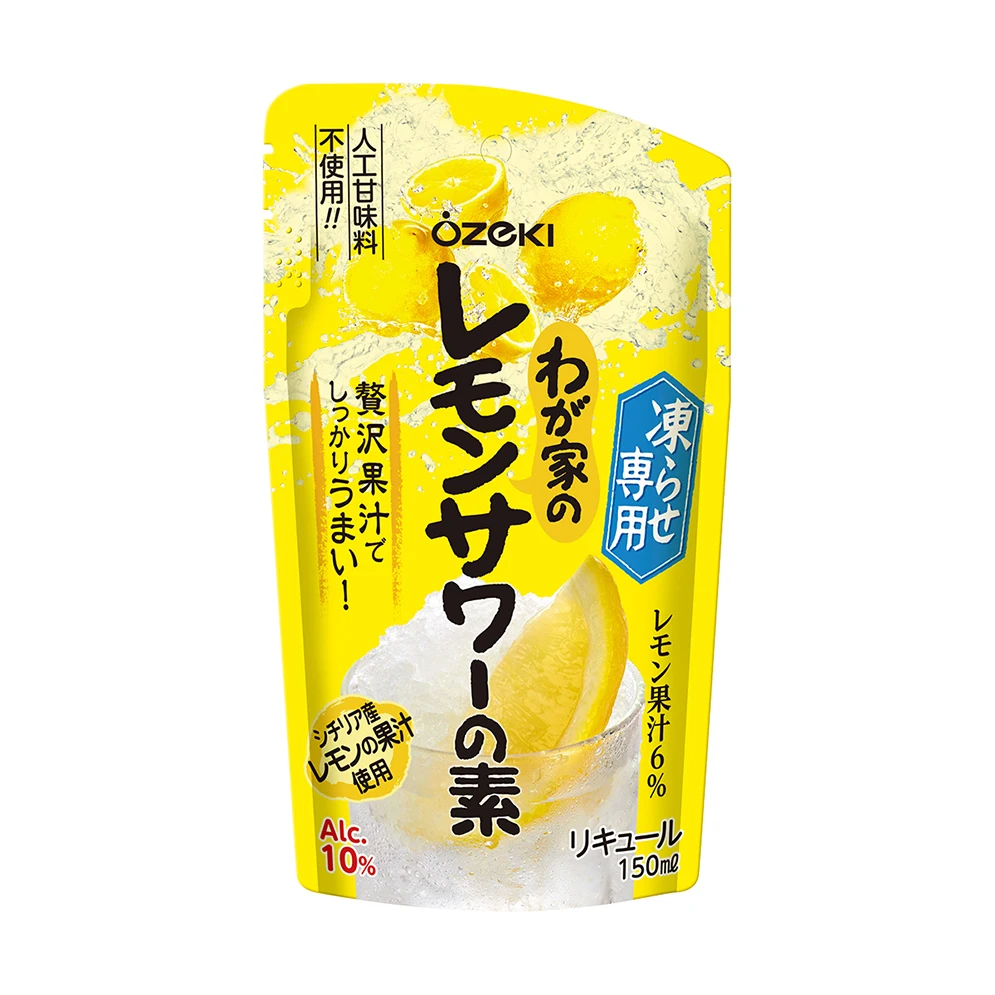 Frozen delicious private label alcohol beverages plum  lemon liqueur