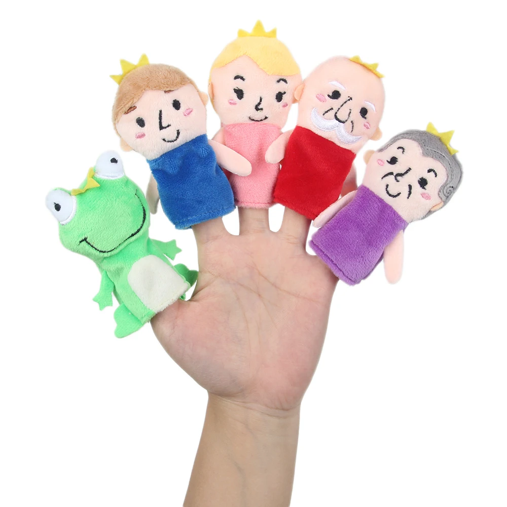 OEM Finger Puppet Plush Toys Custom Family Finger Puppets For Kids