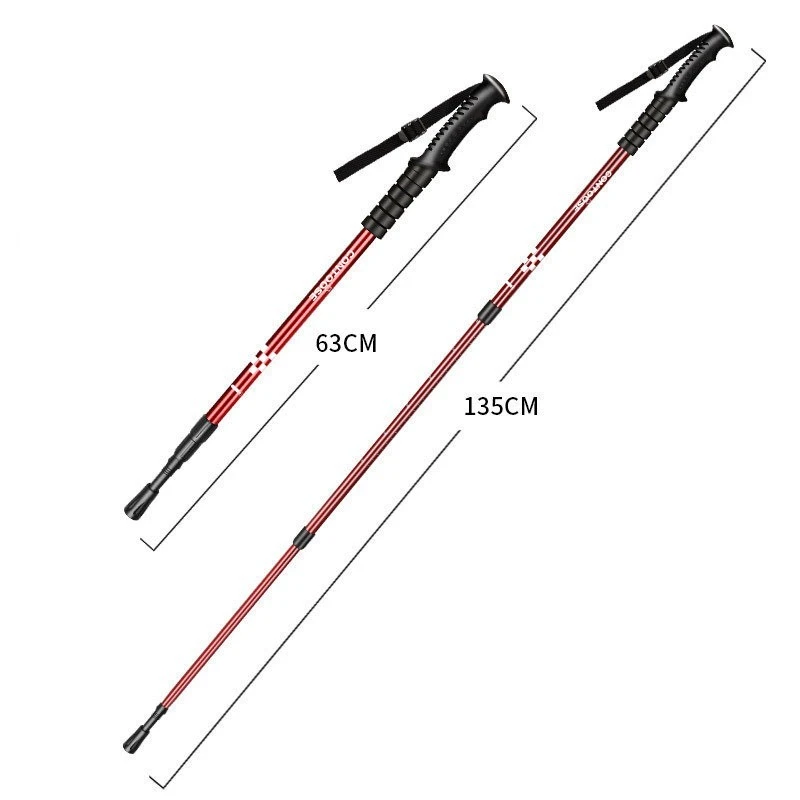 Wholesale Price Custom Trekking Pole Camping Adjustable Carbon Trekking Poles