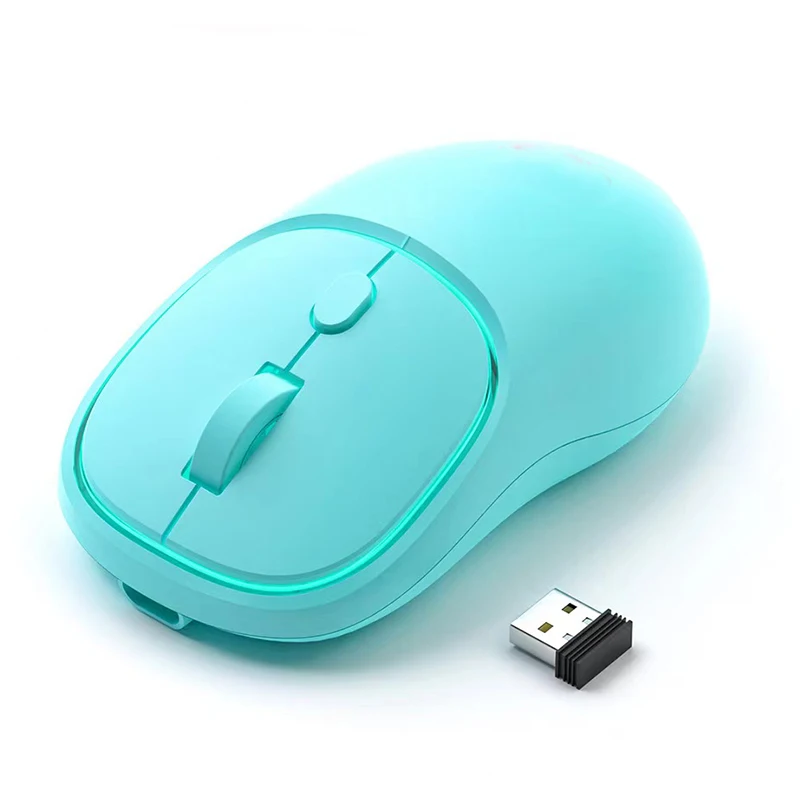 Современная дизайнерская офисная домашняя компьютерная мышь, цветная игровая мышь 2,4g, беспроводная мышь