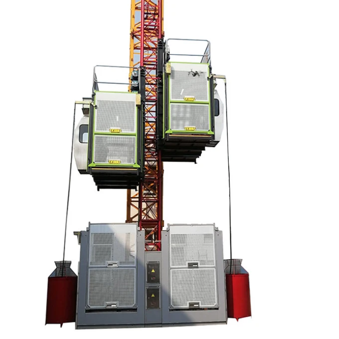 SC400 double column construction elevator  excellent quality and high cost performance Construction elevator  Construction Hoist