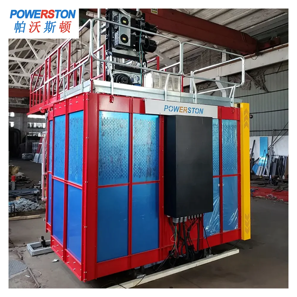Equipment Professional Steel Painted 2 Ton Construction Elevator Passenger Lifter Building Hoist