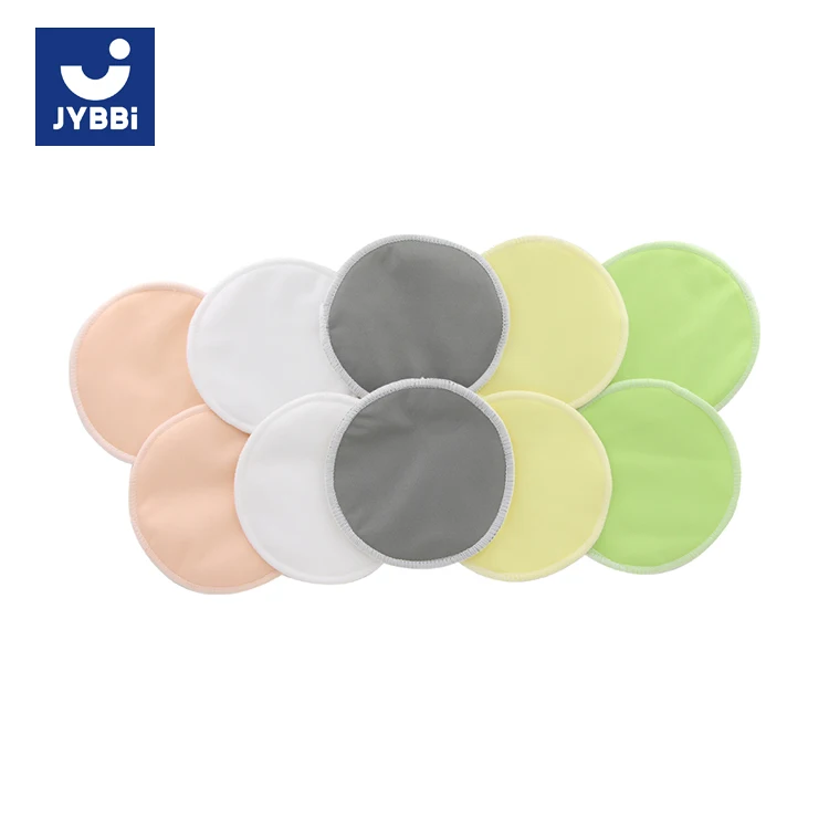 Amazon Hot Sale Nursing Washable Breast Pad Reusable White