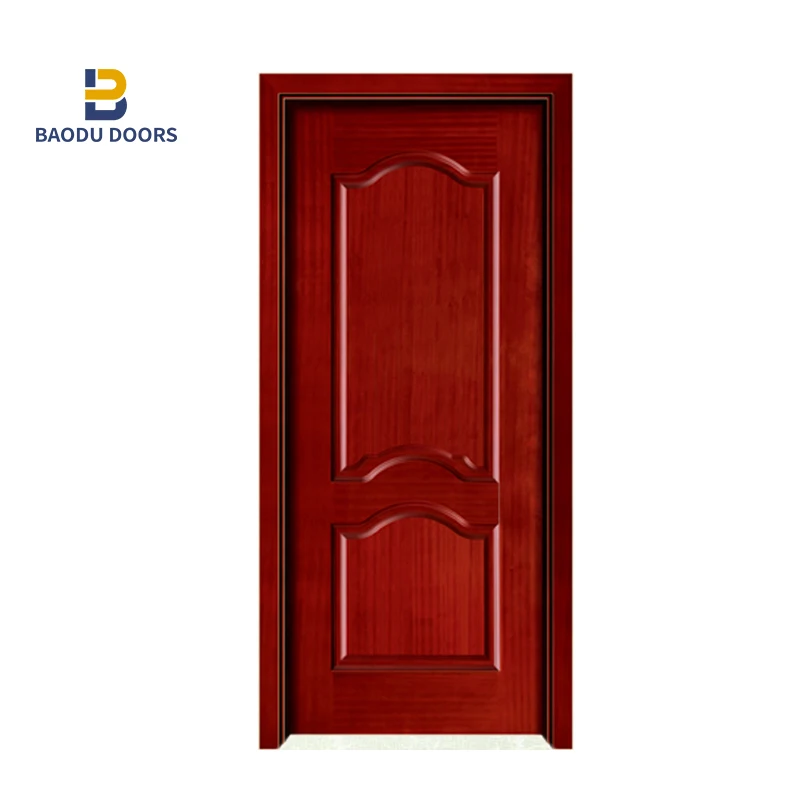 Cheap solid wood door house interior door white teak wood carving doors