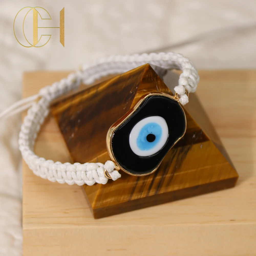 C&H Evil Eye Protection Fine Jewelry  Gemstone Shape Size Length Custom Bracelet Perfume Bracelets with Custom Package