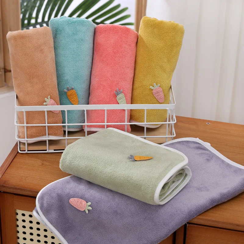 Wholesale Multi-Color Coral Velvet Multi-Functional Towels Towels For Adult Children Square Face Washcloth