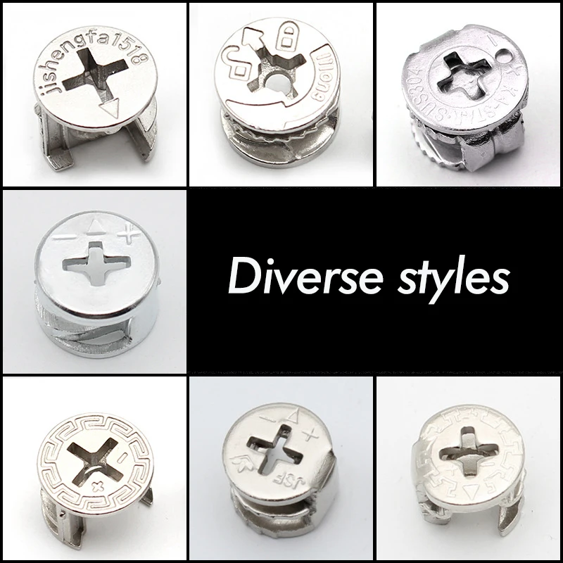 TOPCENT Furniture hardware Screw Connector Cam Bolt Fittings