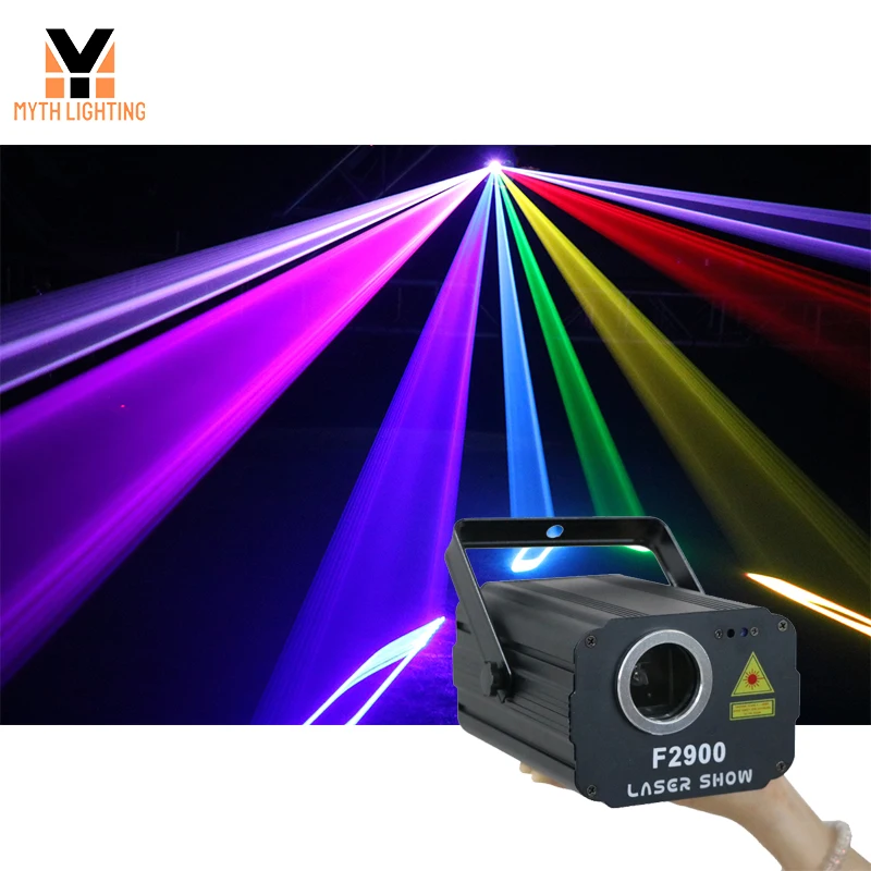 F2990 F2800 F2750 300 МВт-2000 мВт 2 Вт rgb лазер 1900 шаблонов анимационный