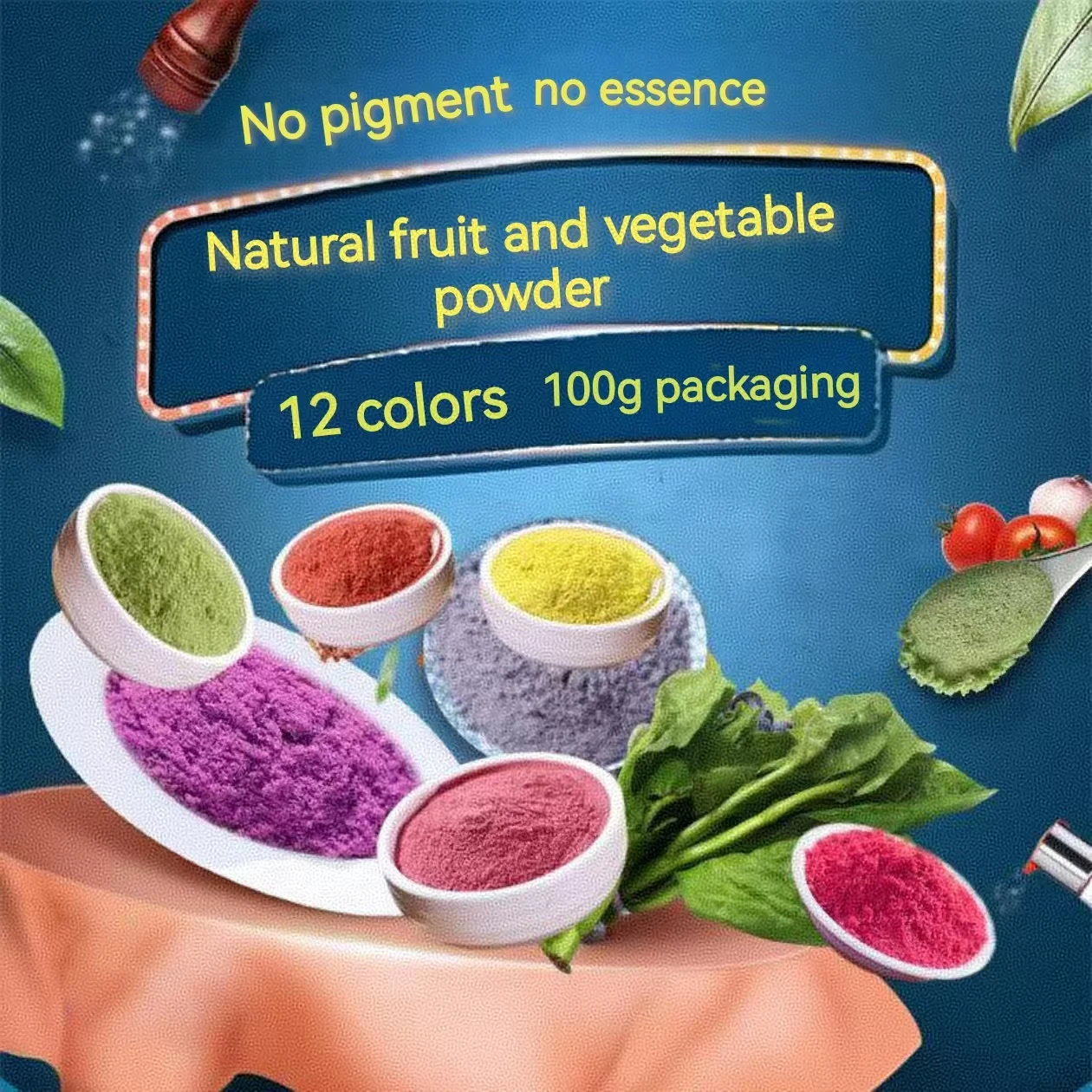 Single Spices Herbs Fruit Vegetable Powder Including Pumpkin Cocoa Purple Sweet Potato Spinach Kale Pink Butterfly Beans