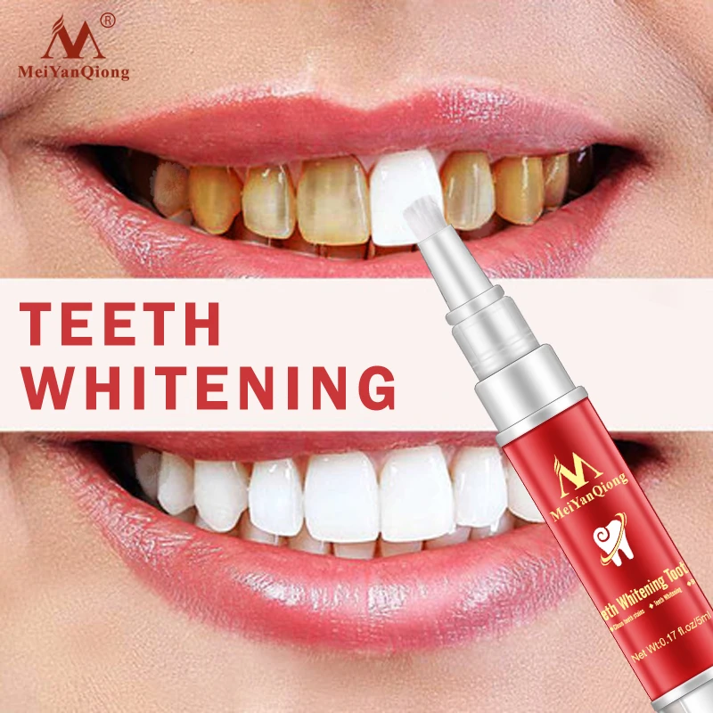 Stock teething pencil gel tooth clean whitening lightening serum liquid oem teeth whitening pen