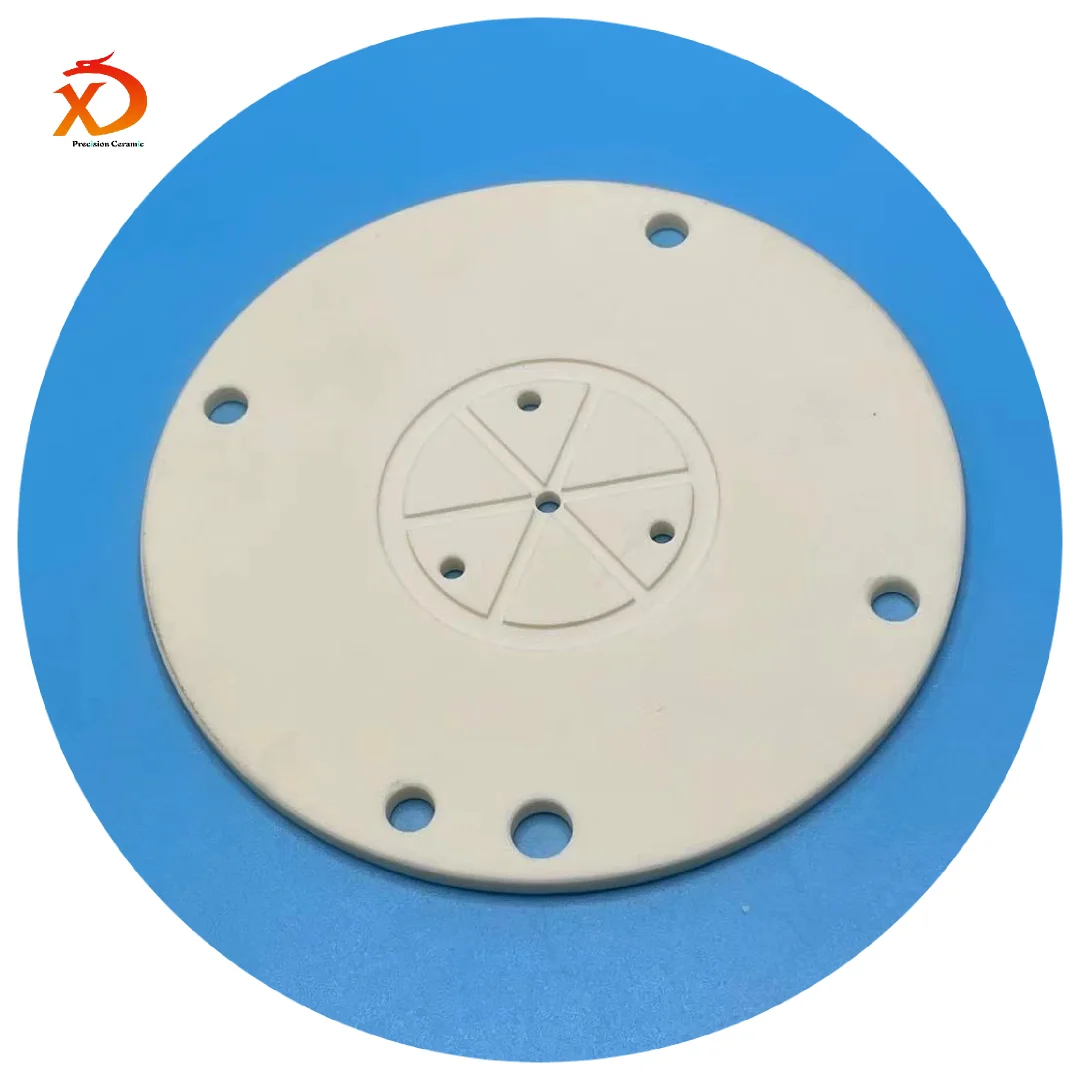 Высокая износостойкость 99% Высокая чистота глиноземная керамическая круглая пластина керамический производитель
