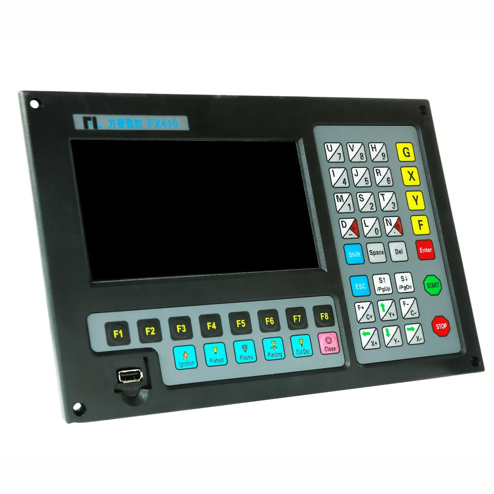 Low cost FX410 4 axis cnc controller for table type plasma Round tube Square tube cutting machine