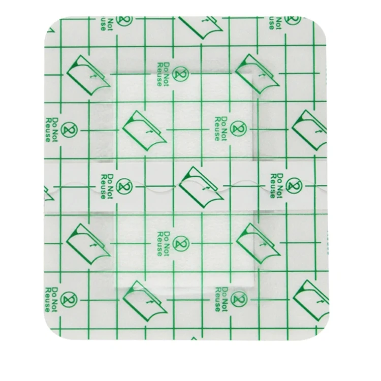 Factory Supply Surgical Non-woven Bordered Gauze Island Dressing Wound Care With Absorbent Pads