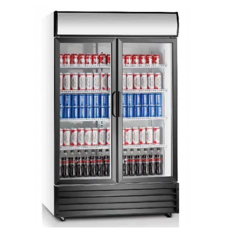 China Factory Industrial two door commercial refrigerator
