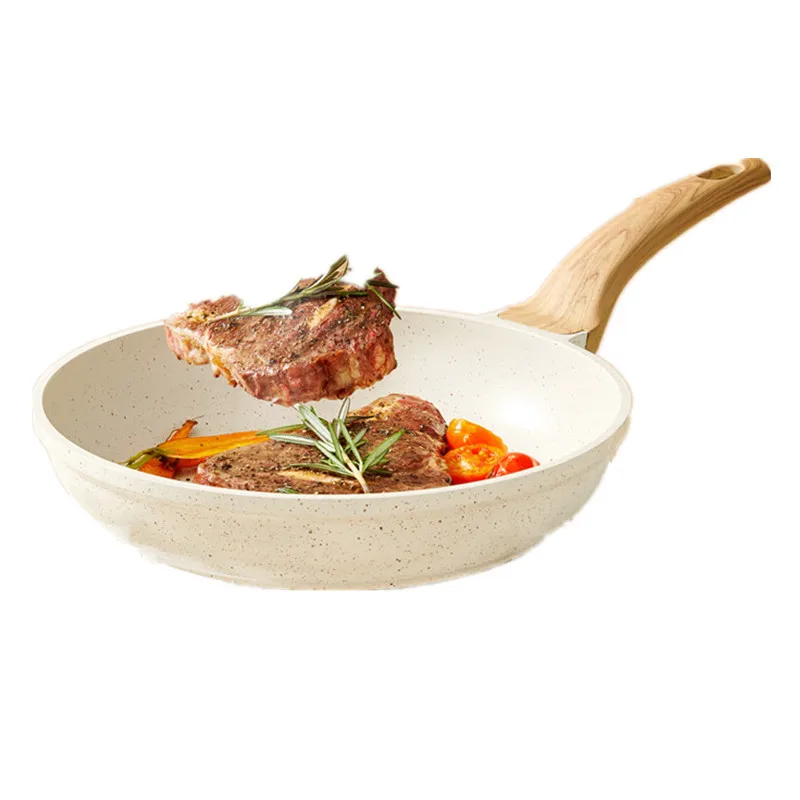 JTX337 Home Breakfast Pot Induction Cooker Nonstick Gas Stove Fried Steak Pancake Frying Pan Maifan Stone Frying Pan