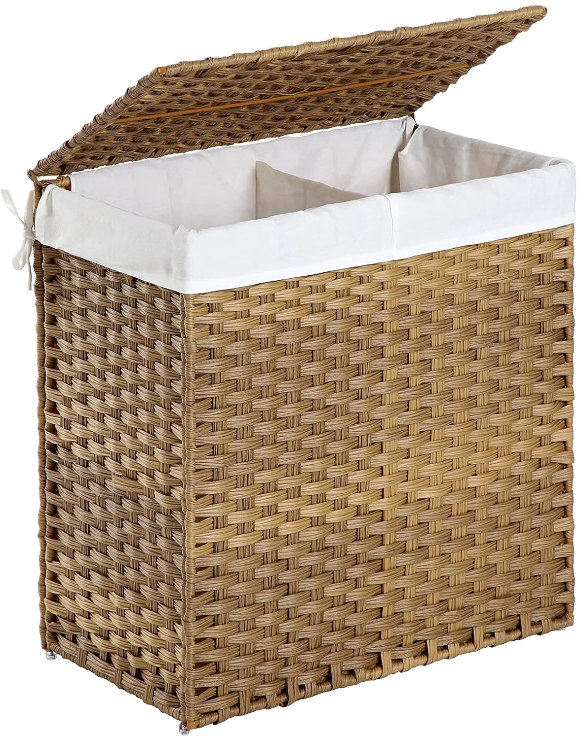 Foreign trade wholesale hand-woven laundry storage basket foldable bedroom living room toy finishing basket  rattan