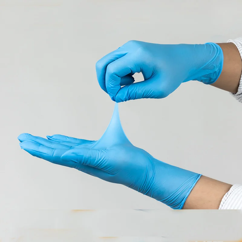 High Chemotherapy Drug Resistance 4.5g  AQL 1.5 Powder-free Latex-free Vulcanization Agent Chemo Medical Nitrile Gloves