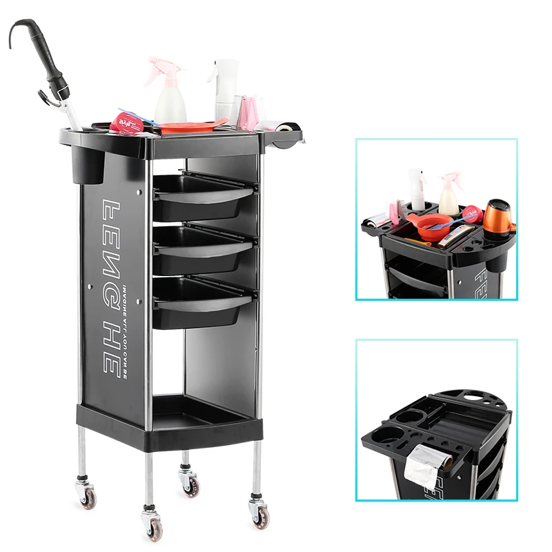 Fenghe factory X11-A convenient high quality professional ABS material aluminum plastic panel hair salon trolley