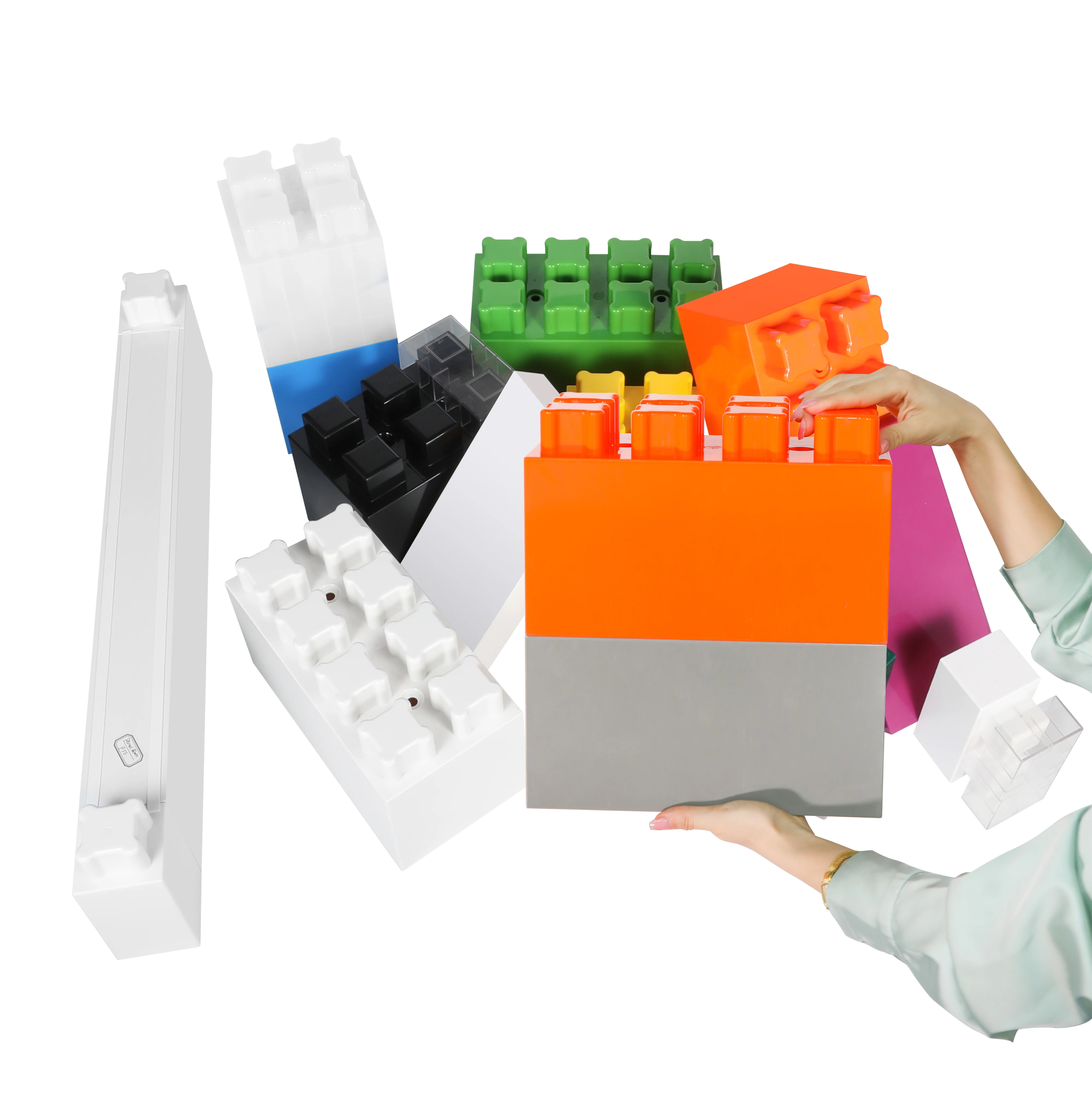 Gold Furniture Table Sofa Legs Block Legs TV Stand Bedroom Side Table Cabinet Legs High Quality Plastic Multicolor OEM DIY