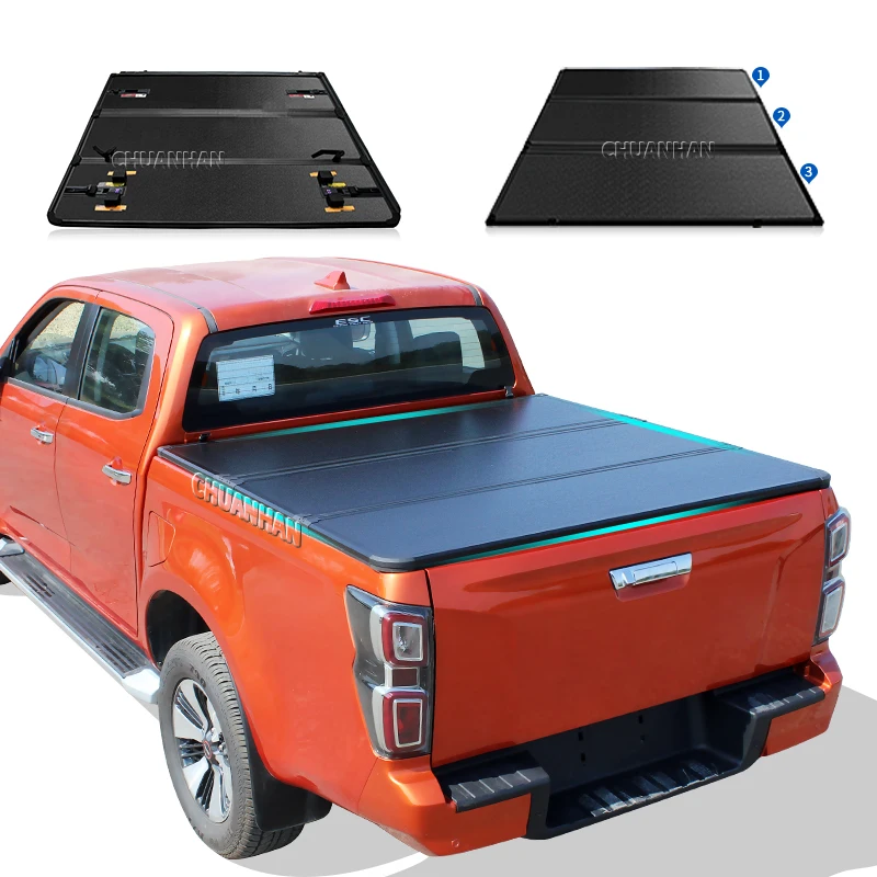 Tonneau крышка ram 1500 5 6 футов жесткая alunimun Тройная tonneau для dodge