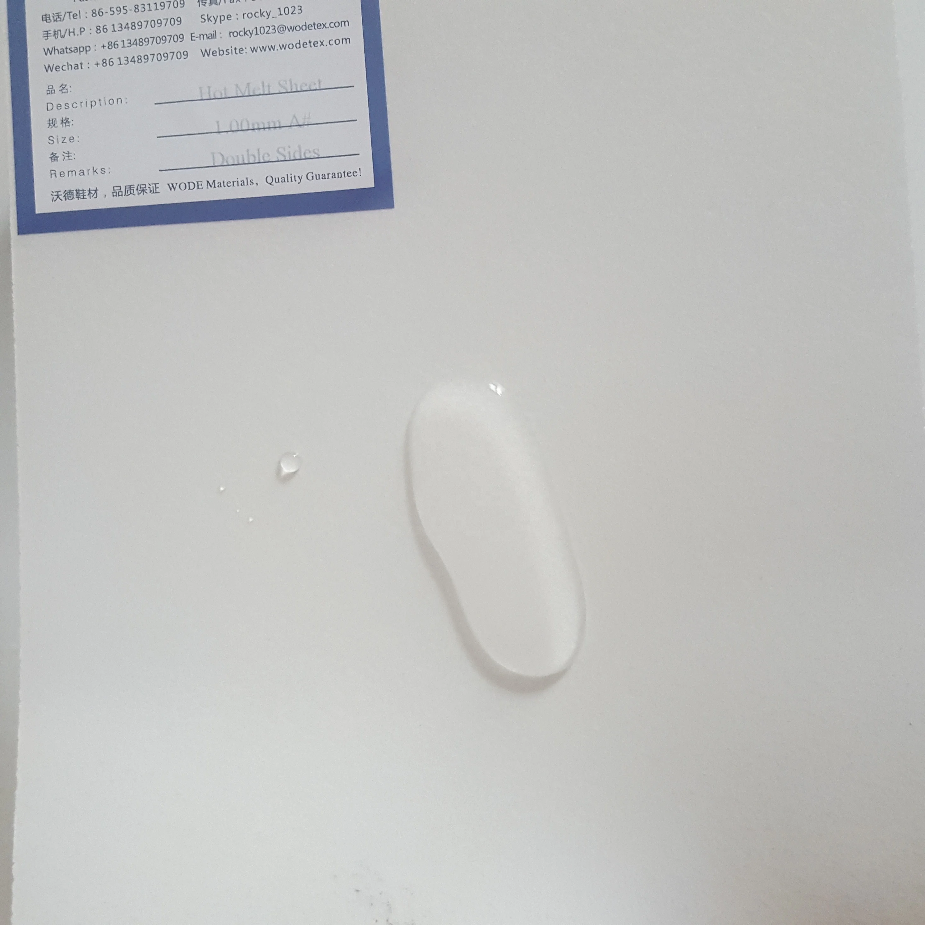 Low Temperature Thermoplastic Sheets For Toe Puff And Counter Material
