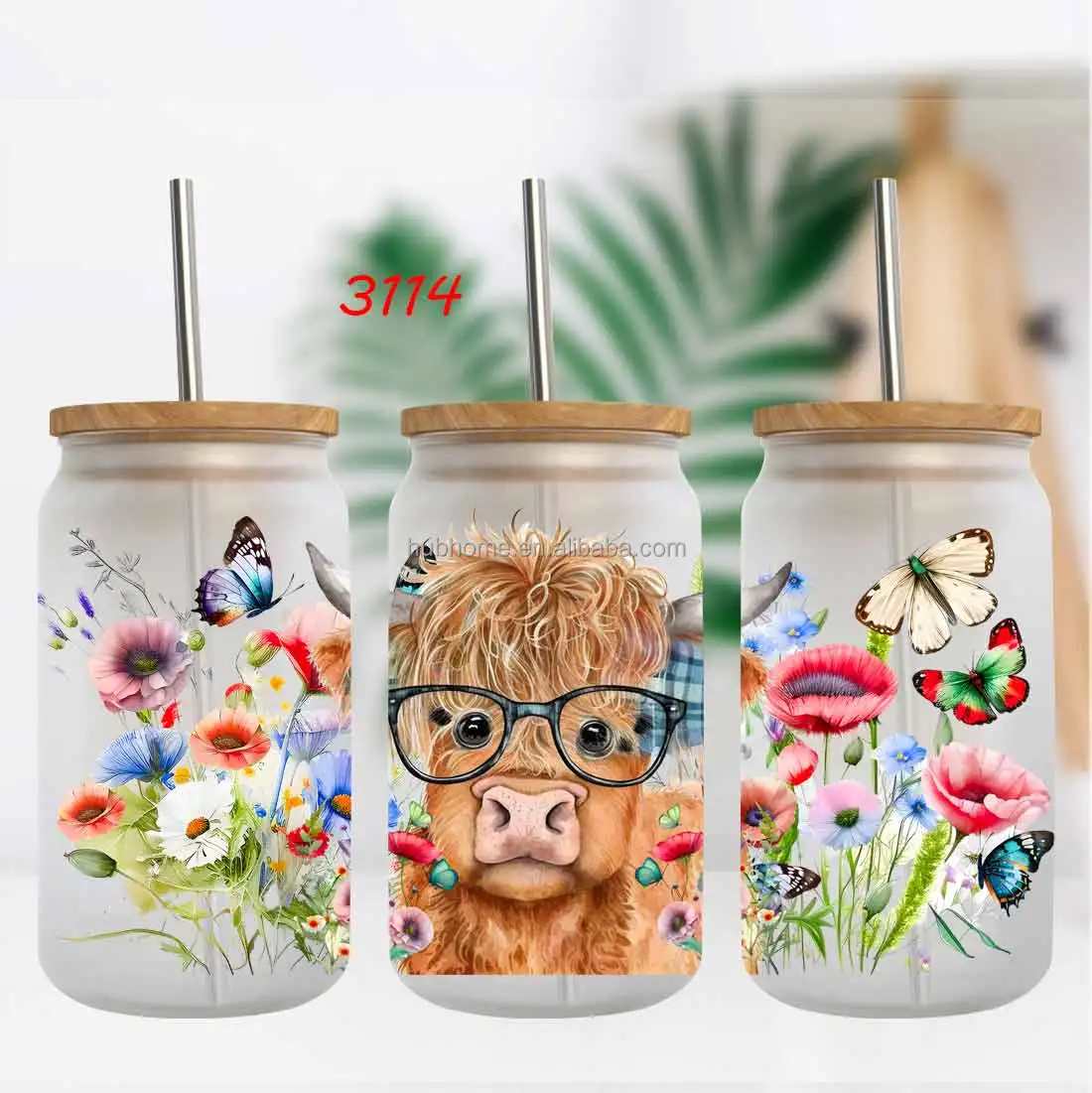 Ctusom New UV DTF Cup Wrap Transfers Print Double-Sided UV DTF Cup Wraps Sticker Can Jar Tumbler Musg Decals Stickers