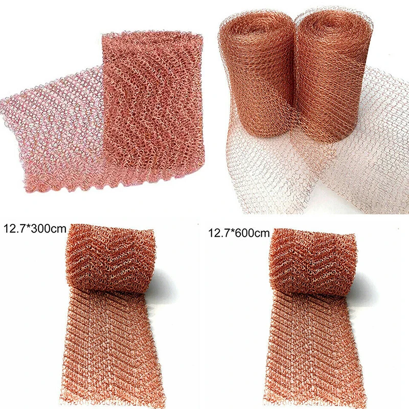 3/6m Copper Wire Net Mesh Stainless Steel Anti-Snail Signal Shielding Net Pest Rodent Mesh Rat Rodent Slug Snail Control Blocker